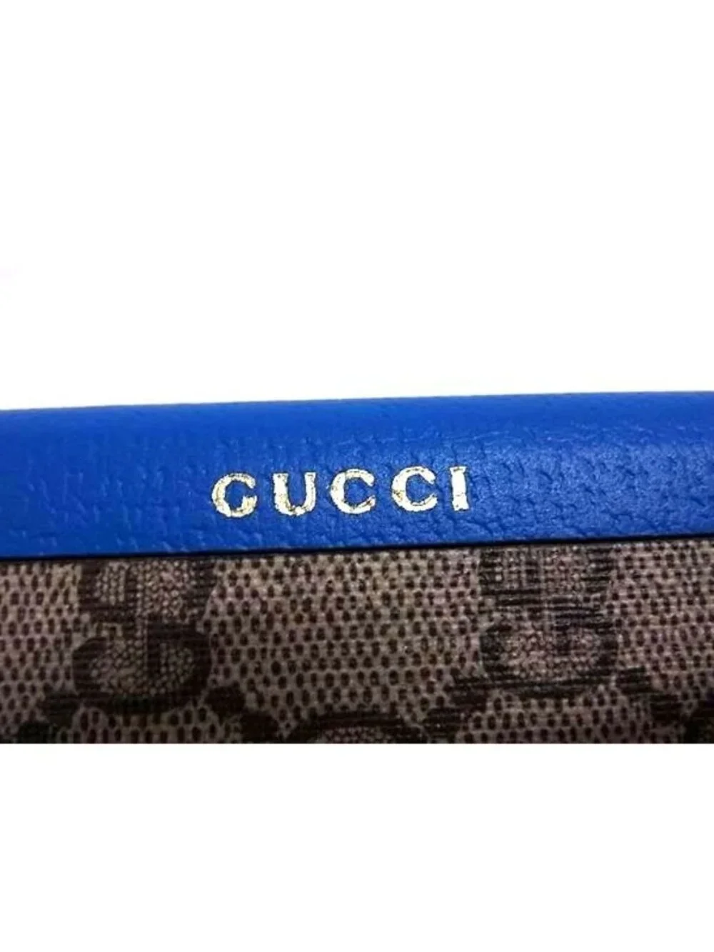 Gucci Disney Collaboration Donald Duck GG Supreme Pattern Leather Notebook